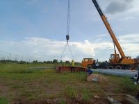 Giải pháp ép cọc tròn D300 cho móng nhà mới trên nền đất yếu tại Tân An